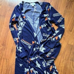 LuLaRoe Sarah Cardigan never worn without tags.